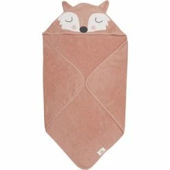 Brandneu ? Södahl Frida Fox Bio Baby-Handtuch - 80x80 Cm - Orange ?