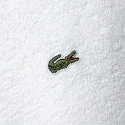 Alternative view of Budget ❤️ Lacoste LECROCO Bio-Badetuch - 100x150 Cm - Blanc ❤️