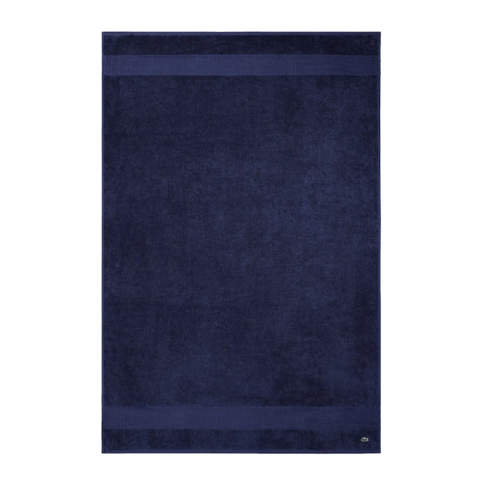 Großhandel ? Lacoste LECROCO Bio-Badetuch - 100x150 Cm - Marine ? 1 Großhandel ? Lacoste LECROCO Bio-Badetuch - 100x150 Cm - Marine ?