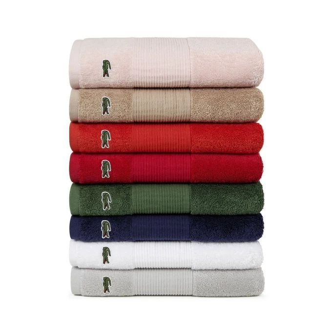 Großhandel ? Lacoste LECROCO Bio-Badetuch - 100x150 Cm - Marine ? 3 Großhandel ? Lacoste LECROCO Bio-Badetuch - 100x150 Cm - Marine ? – Bild 3