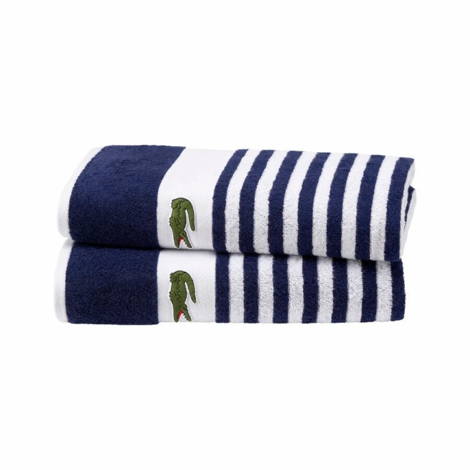 Bestpreis ⌛ Lacoste FRIENDLY Badetuch - 90x150 Cm - Marine ? 2 Bestpreis ⌛ Lacoste FRIENDLY Badetuch - 90x150 Cm - Marine ? – Bild 2