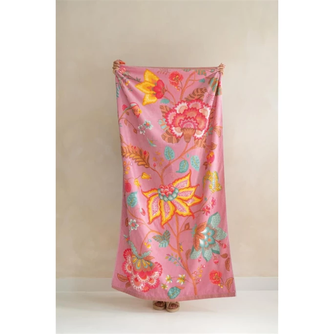 Aktion ? Pip Studio Flowers Beach Strandlaken - 100x180 Cm - Lila ⭐ 2 Aktion ? Pip Studio Flowers Beach Strandlaken - 100x180 Cm - Lila ⭐ – Bild 2