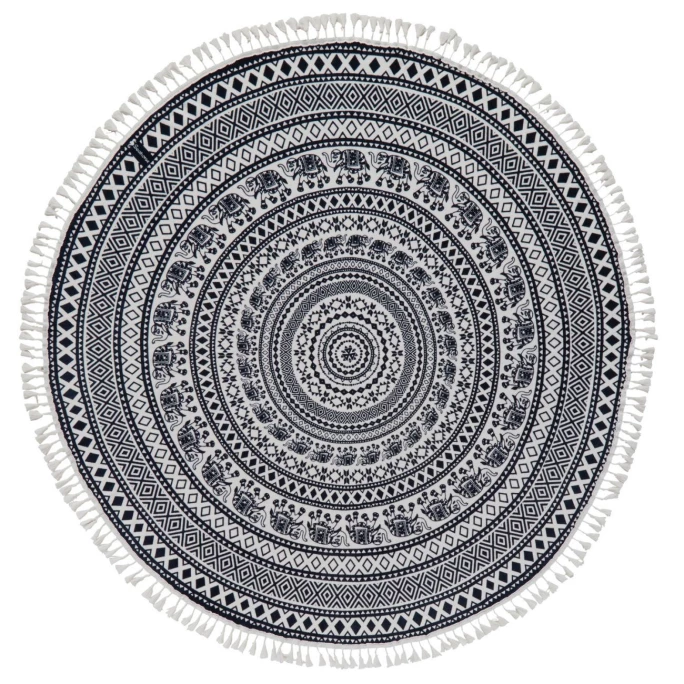 Coupon ✨ Seahorse Beach Roundie Goa Indian Strandtuch - Ø150 Cm - Grey ? 1 Coupon ✨ Seahorse Beach Roundie Goa Indian Strandtuch - Ø150 Cm - Grey ?