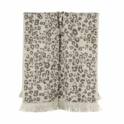 Schlussverkauf ? Pad Leopard Strandtuch - 100x180 Cm - Charcoal Grey ?