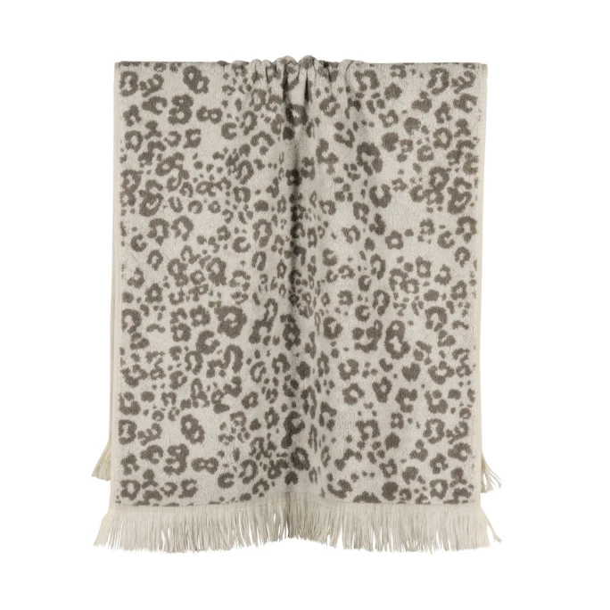 Schlussverkauf ? Pad Leopard Strandtuch - 100x180 Cm - Charcoal Grey ? 1 Schlussverkauf ? Pad Leopard Strandtuch - 100x180 Cm - Charcoal Grey ?