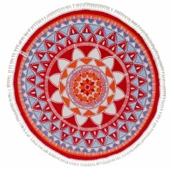 Am billigsten ❤️ Seahorse Beach Roundie Tara Strandtuch - Ø150 Cm - Red ?