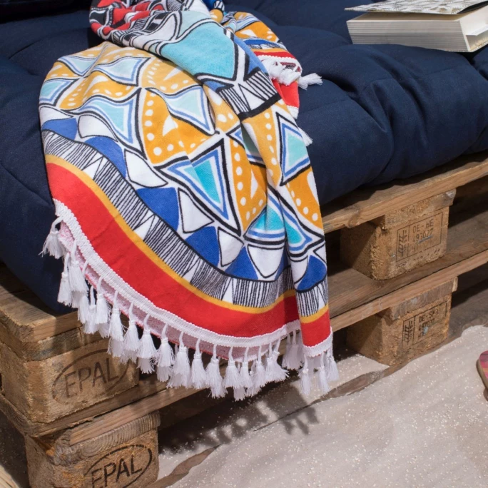 Angebote ❤️ Seahorse Beach Roundie Tara Strandtuch - Ø150 Cm - Multi ? 3 Angebote ❤️ Seahorse Beach Roundie Tara Strandtuch - Ø150 Cm - Multi ? – Bild 3