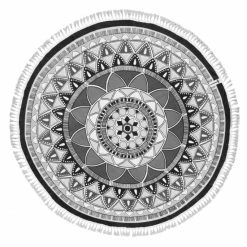 Aktion ❤️ Seahorse Beach Roundie Tara Strandtuch - Ø150 Cm - Grey ?