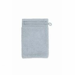 Aktion ? Möve Loft Waschhandschuh Chenillebiesen - 20x15 Cm - Silverstone ✨