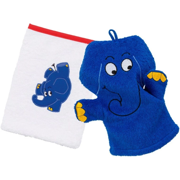 Coupon ❤️ Smithy Blauer Elefant Waschhandschuhe - 2er Set - 2er Set - 14x23 Cm, 26x17 Cm - Blau ? 1 Coupon ❤️ Smithy Blauer Elefant Waschhandschuhe - 2er Set - 2er Set - 14x23 Cm, 26x17 Cm - Blau ?