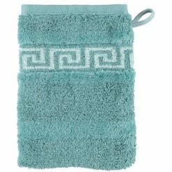 Aktion ⭐ Cawö Noblesse Duo Waschhandschuh - 16x22 Cm - Grün ?