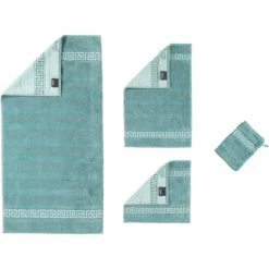 Alternative view of Aktion ⭐ Cawö Noblesse Duo Waschhandschuh - 16x22 Cm - Grün ?