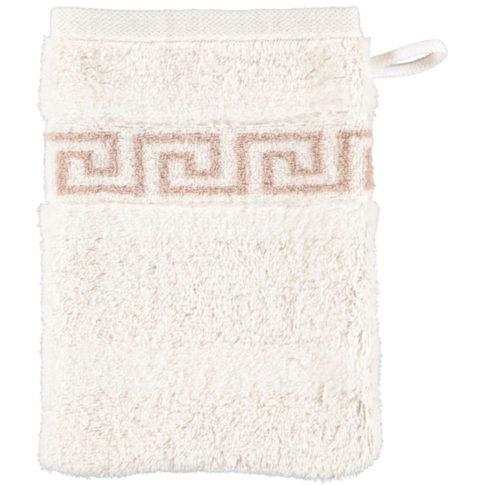 Aktion ? Cawö Noblesse Duo Waschhandschuh - 16x22 Cm - Beige ? 1 Aktion ? Cawö Noblesse Duo Waschhandschuh - 16x22 Cm - Beige ?