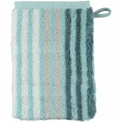Besorgen ? Cawö Noblesse Seasons Stripes Waschhandschuh - 16x22 Cm - Mint ?
