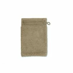 Großhandel ? Möve Loft Uni Chenillebiesen Waschhandschuh - 20x15 Cm - Wood ?