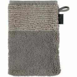 Aktion ? Cawö Two-Tone Waschhandschuh - 16x22 Cm - Graphit ?