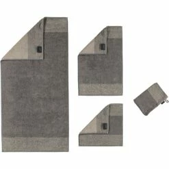 Alternative view of Aktion ? Cawö Two-Tone Waschhandschuh - 16x22 Cm - Graphit ?