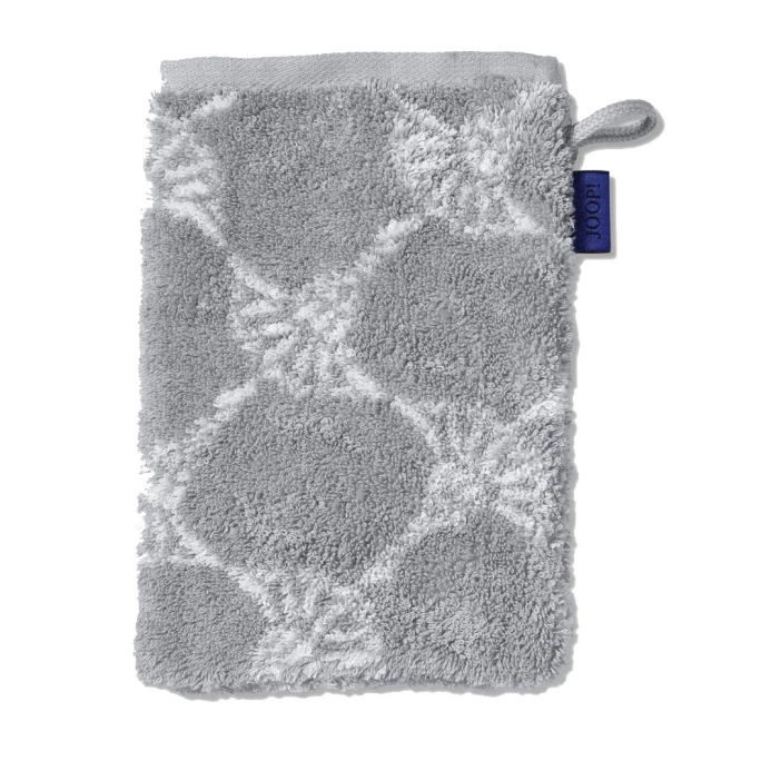 Auslauf ? JOOP! Classic Cornflower Waschhandschuh - 16x22 Cm - Silber ⌛ 1 Auslauf ? JOOP! Classic Cornflower Waschhandschuh - 16x22 Cm - Silber ⌛