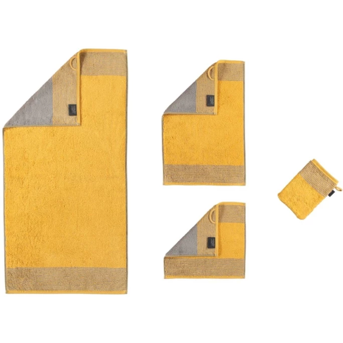 Budget ✨ Cawö Luxury Home Collection Two-Tone Waschhandschuh - 16x22 Cm - Curry ⌛ 2 Budget ✨ Cawö Luxury Home Collection Two-Tone Waschhandschuh - 16x22 Cm - Curry ⌛ – Bild 2