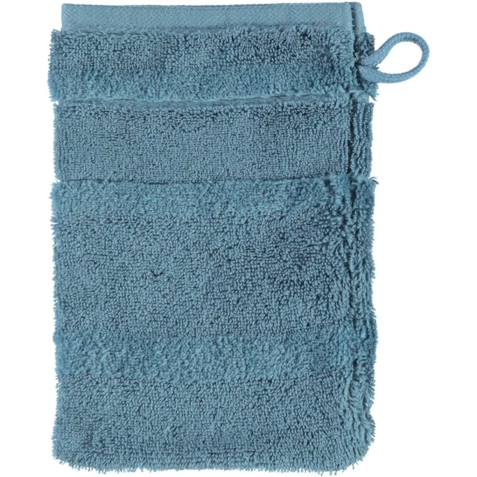 Neu ? Cawö Noblesse² Waschhandschuh - 16x22 Cm - Petrol ? 1 Neu ? Cawö Noblesse² Waschhandschuh - 16x22 Cm - Petrol ?