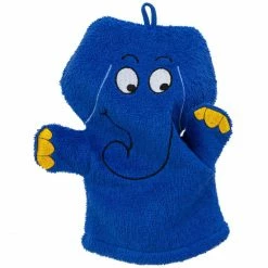 Angebote ✨ Smithy Wasch & Play Blauer Elefant Waschhandschuh - 27 X24 Cm - Blau ?