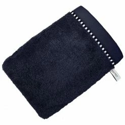 Neu ? ESPRIT Im Bad ESPRIT Box Solid Waschhandschuh - 22x16 Cm - Navy Blue ?