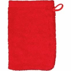 Am billigsten ? Cawö Lifestyle Waschhandschuh - 16x22 Cm - Rot ?