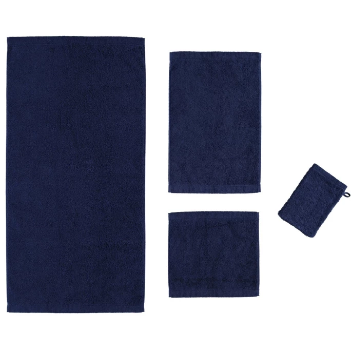 Aktion ? Cawö Lifestyle Waschhandschuh - 16x22 Cm - Navy ? 2 Aktion ? Cawö Lifestyle Waschhandschuh - 16x22 Cm - Navy ? – Bild 2
