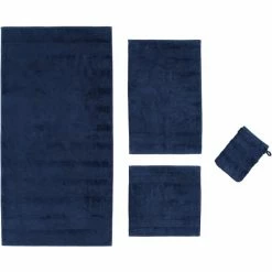 Alternative view of Auslauf ? Cawö CAWÖ Noblesse² Uni Waschhandschuh - 16x22 Cm - Navy ?