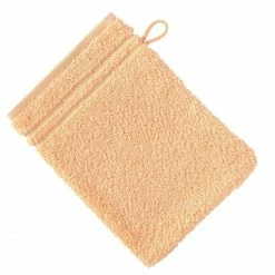 Schlussverkauf ? Vossen Vienna Style Supersoft Waschhandschuh - 16x22 Cm - Apricot ⌛