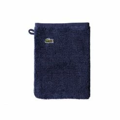 Am billigsten ? Lacoste LECROCO Bio-Waschhandschuh - 15x21 Cm - Marine ?
