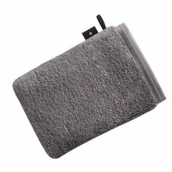 Angebote ? Vossen Vegan Life Waschhandschuh - 22x16 Cm - Dunkelgrau ❤️