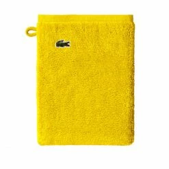 Besorgen ? Lacoste LECROCO Bio-Waschhandschuh - 15x21 Cm - Jaune ?
