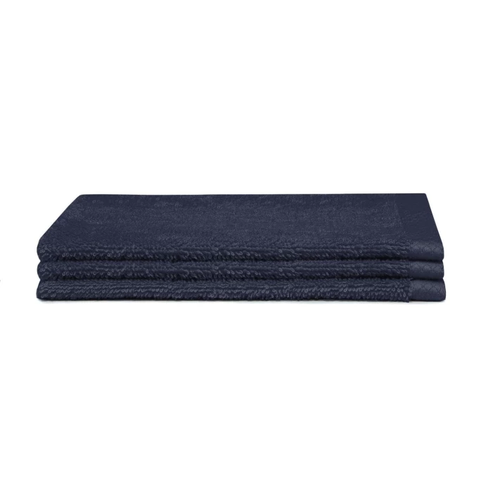 Am billigsten ? Seahorse Pure Waschlappen 3er-Set - 16x21 Cm - Indigo ? 2 Am billigsten ? Seahorse Pure Waschlappen 3er-Set - 16x21 Cm - Indigo ? – Bild 2