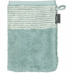 Schlussverkauf ❤️ Cawö Two-Tone Waschhandschuh - 16x22 Cm - Salbei ?