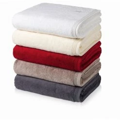 Alternative view of Budget ? Möve Superwuschel Saunatuch Uni - Neu Mit 550 G/m² - 80x200 Cm - Ruby ?