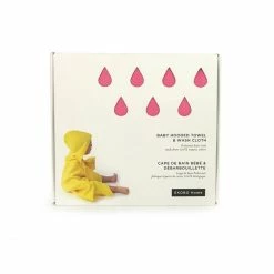 Alternative view of Brandneu ? EKOBO Home Baby-Set Mit Kapuzenhandtuch & Waschlappen - 100x60 Cm + 30x30 Cm - Flamingo ⭐