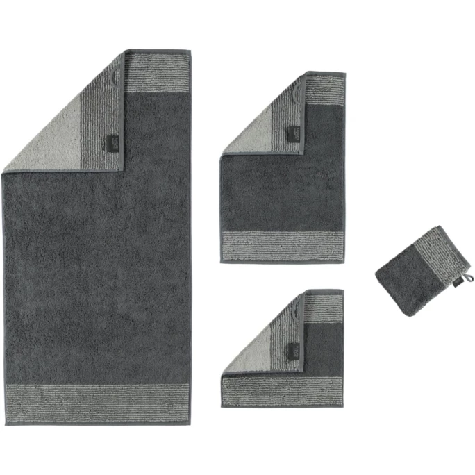 Coupon ? Cawö Two-Tone Saunatuch - 80x200 Cm - Schiefer ? 4 Coupon ? Cawö Two-Tone Saunatuch - 80x200 Cm - Schiefer ? – Bild 4