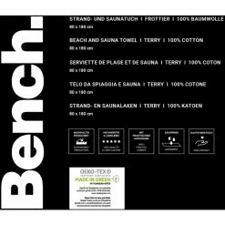 Bestpreis ? Bench Frottier-Saunatuch - 80x180 Cm - Grau ✨ 11 Bestpreis ? Bench Frottier-Saunatuch - 80x180 Cm - Grau ✨ -Steiff-shop unnamed file 299