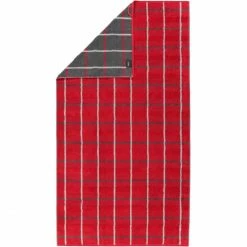 Budget ✨ Cawö Noblesse Square Saunatuch - 80x200 Cm - Rot ?