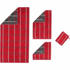 Alternative view of Budget ✨ Cawö Noblesse Square Saunatuch - 80x200 Cm - Rot ?