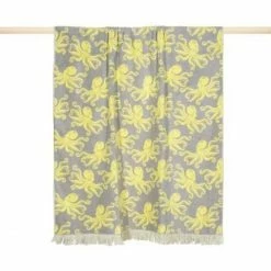 Schlussverkauf ? Pad OCTOPUSSY Duschtuch - 70x140 Cm - Yellow ?