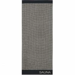 Top 10 ? Cawö Natural Allover Saunatuch - 80x200 Cm - Natur-schwarz ?