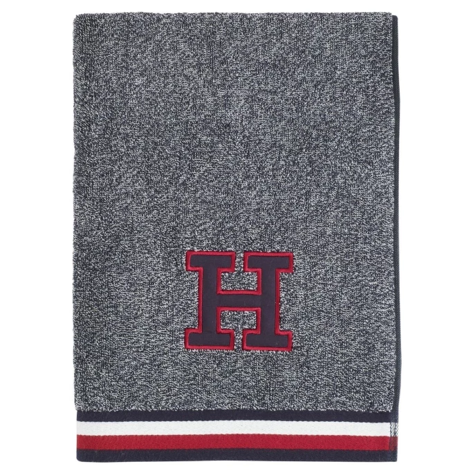 Brandneu ? Tommy Hilfiger Teddy Badetuch - 90x200 Cm - Navy ? 1 Brandneu ? Tommy Hilfiger Teddy Badetuch - 90x200 Cm - Navy ?