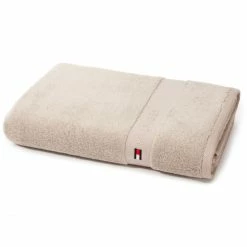 Auslauf ? Tommy Hilfiger LEGEND 2 Badetuch - 100x150 Cm - Sand ?