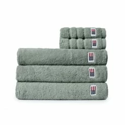 Schlussverkauf ? LEXINGTON Original Towel Badetuch - 100x150 Cm - Vintage Green ⌛