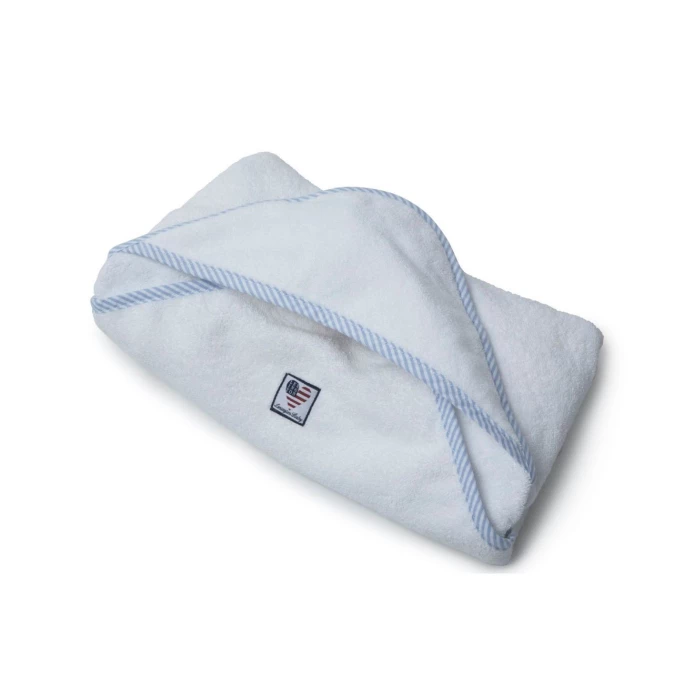 Großhandel ? Lexington Baby Terry Towel Baby-Badetuch - 100x100 Cm - White/Blue ❤️ 1 Großhandel ? Lexington Baby Terry Towel Baby-Badetuch - 100x100 Cm - White/Blue ❤️