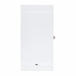 Bestpreis ? Lacoste L CASUAL Bio-Badetuch - 90x150 Cm - Blanc ⭐