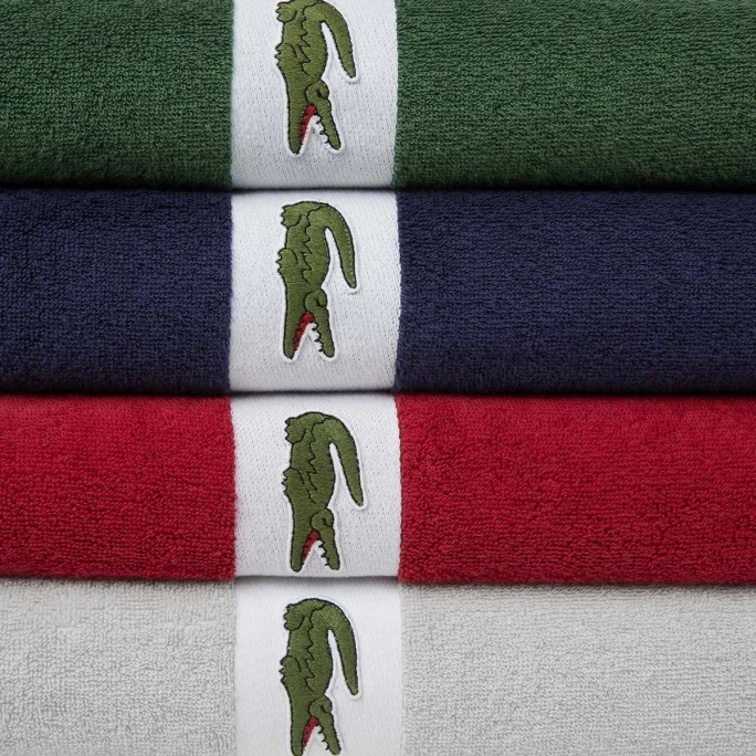 Neu ? Lacoste L CASUAL Bio-Badetuch - 90x150 Cm - Rouge ? 5 Neu ? Lacoste L CASUAL Bio-Badetuch - 90x150 Cm - Rouge ? – Bild 5