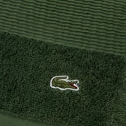 Alternative view of Angebote ? Lacoste LECROCO Bio-Badetuch - 100x150 Cm - Vert ?